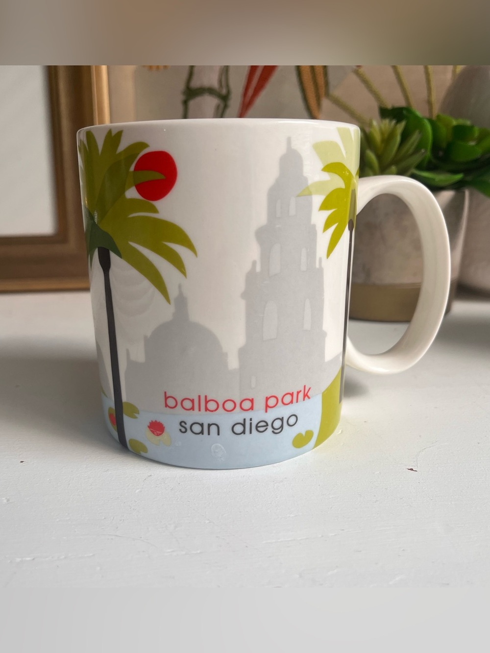 Starbucks Coffee Balboa Park San Diego 18 oz Mug Cup 2007